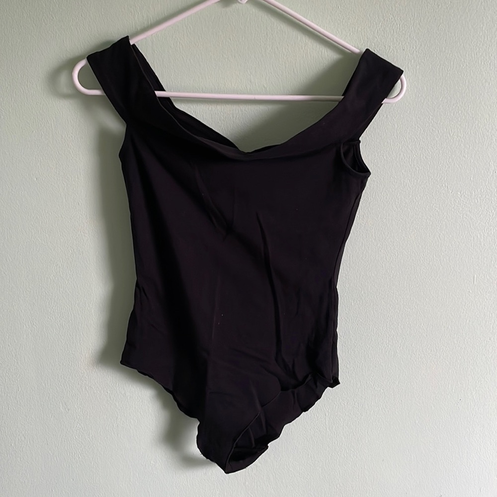 Forever21 Black Off the Shoulder Body Suit